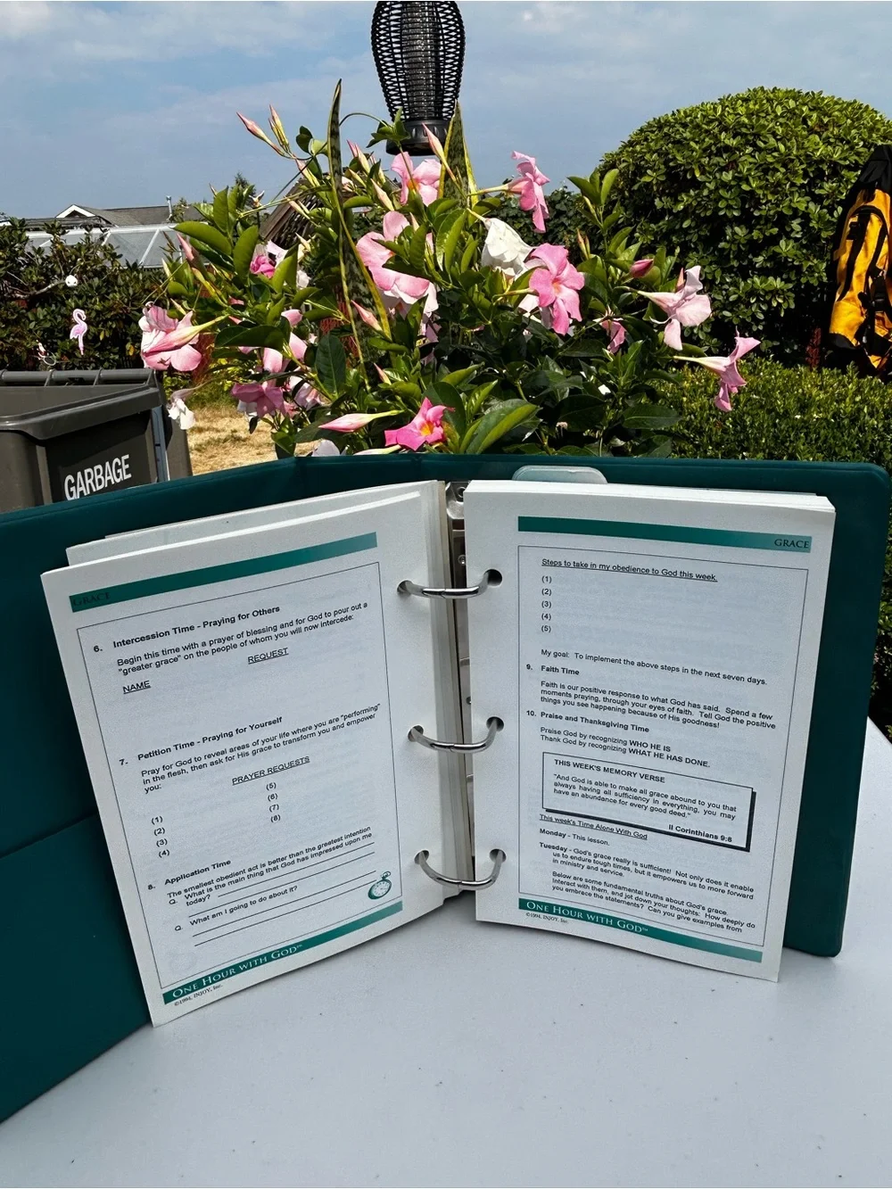 One Hour with God Weekly Planner - Teal